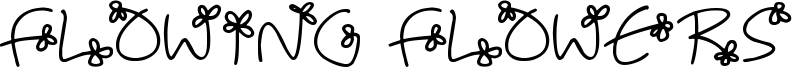 Flowing Flowers Font