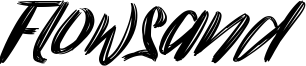 Flowsand Font