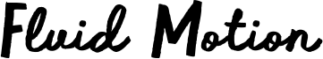 Fluid Motion - Demo.ttf