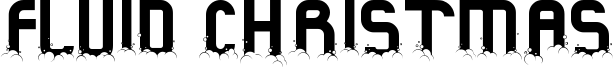 Fluid Christmas Font