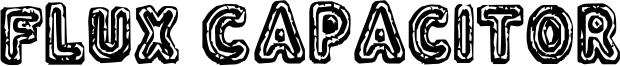 Flux Capacitor Font