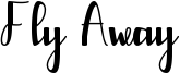 Fly Away Font