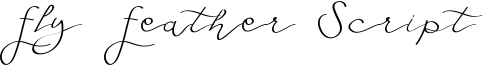Fly Feather Script Font
