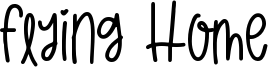 Flying Home Font