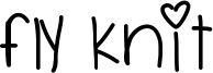 Fly Knit Font