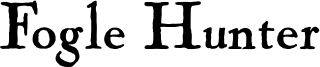 Fogle Hunter Font