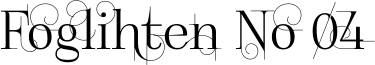 Foglihten No 04 Font