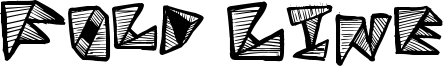 Fold Line Font