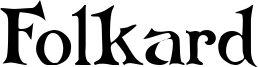 Folkard Font