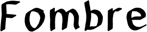 Fombre Font