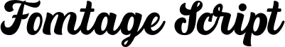 Fomtage Script Font