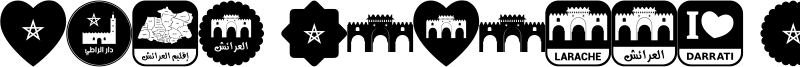 Font Larache Color Font