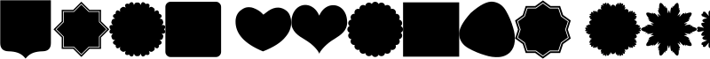 Font Shapes 2019 Font
