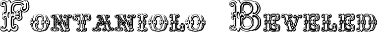 Fontaniolo Beveled Font