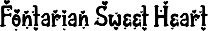 Fontarian Sweet Heart Font