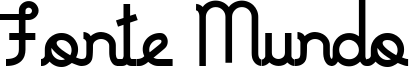 Fonte Mundo_bold.ttf