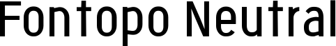 Fontopo Neutral Font