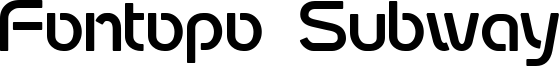 Fontopo Subway Font