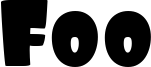 Foo Font