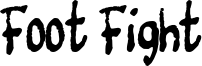 Foot Fight Font