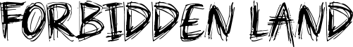 Forbidden Land Font