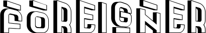 Foreigner Font