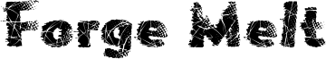 Forge Melt Font