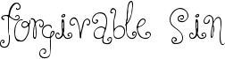 Forgivable Sin Font