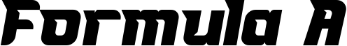 Formula A Font