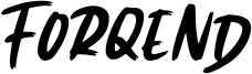 Forqend Font