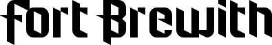 Fort Brewith Font
