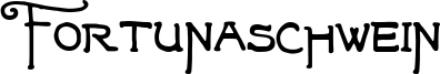 Fortunaschwein Font