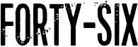 Forty-six.otf