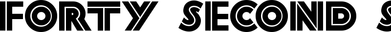 Forty Second Street Font