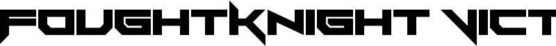FoughtKnight Victory Font