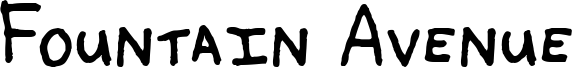 Fountain Avenue Font