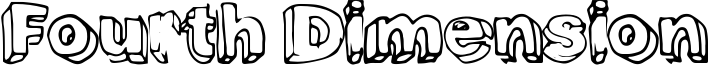 Fourth Dimension Font
