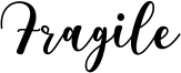 Fragile Font