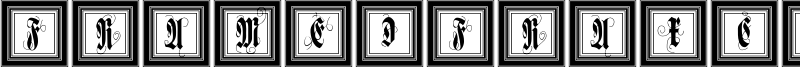 FramedFraxCaps Font