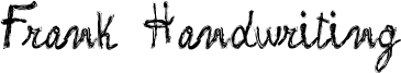 Frank Handwriting Font