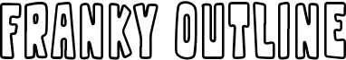Franky Outline Font