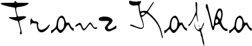Franz Kafka Font