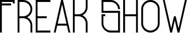 Freak Show Font
