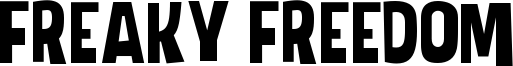 Freaky Freedom Font