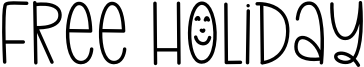 Free Holiday Font