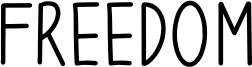 Freedom Font