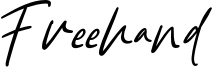 Freehand Font