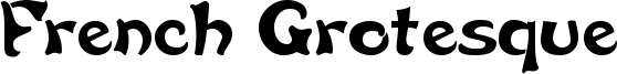 French Grotesque Font
