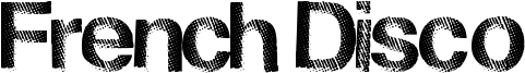 French Disco Font