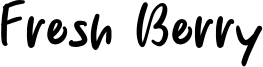 Fresh Berry Font